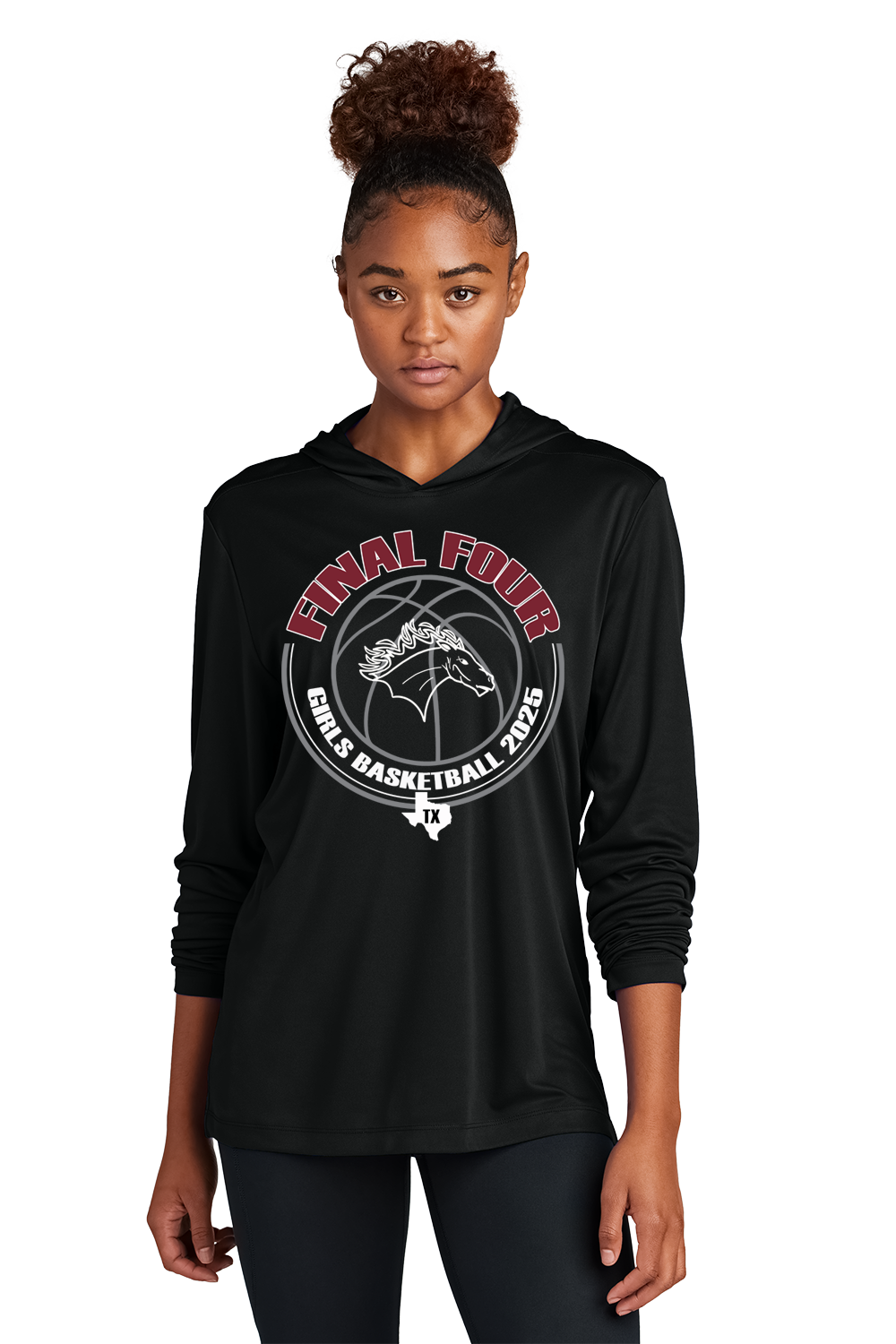 LHS Girls Basketball Final Four Lightweight Dri-Fit Hoodie - Adult Unisex Sizing