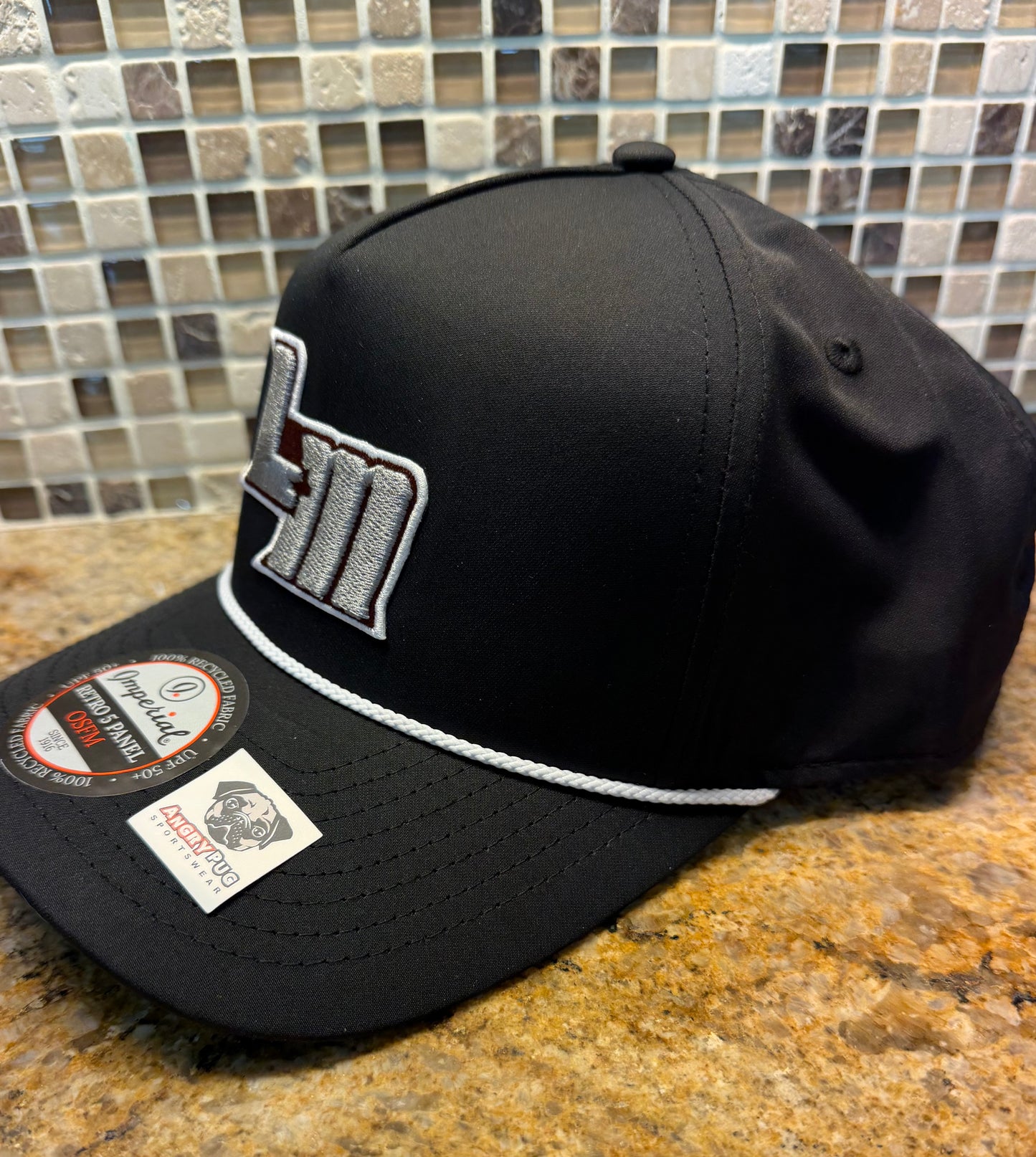 LHS Puff Embroidered Imperial Snapback Rope Hat