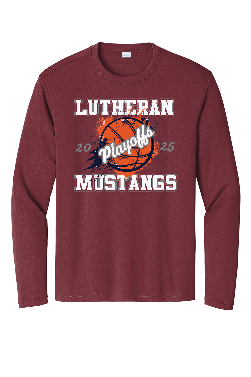 LHS Boys Basketball 2025 Playoffs Long Sleeve Shirt - Players and Fans