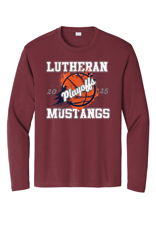 LHS Boys Basketball 2025 Playoffs Long Sleeve Shirt - Players and Fans