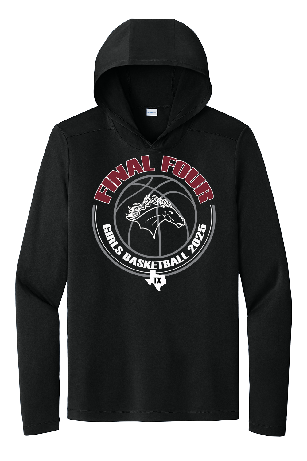 LHS Girls Basketball Final Four Lightweight Dri-Fit Hoodie - Adult Unisex Sizing
